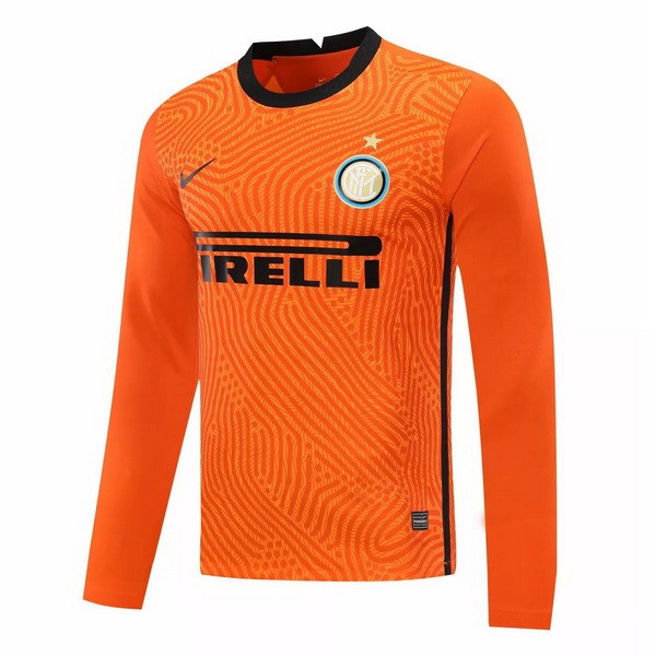 Camiseta Inter Milan ML Portero 2020 2021 Naranja